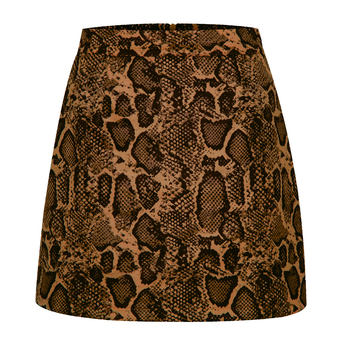 Chic Brown Leopard Print Mini Skirt - Mode Amore Western Wear Pakistan