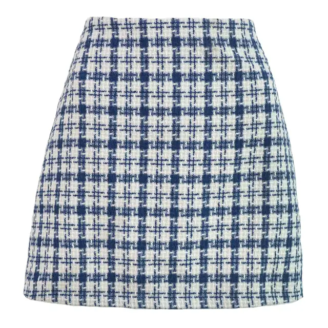 High-Waist Plaid Mini Skirt – Trendy Pleated Skirt for Women | Mode Amore