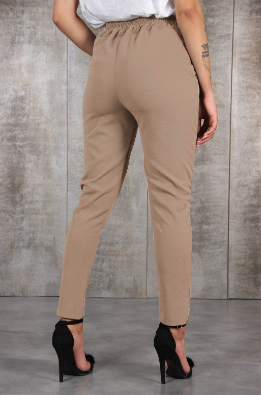 High-Waisted Paper Bag Trousers for Women | Mode Amore Pakistan